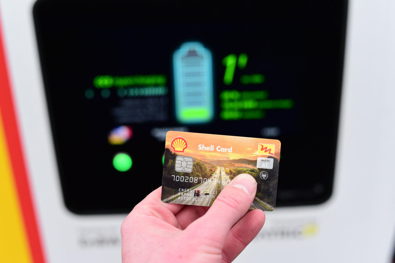 Shell Card Ladekarte von Energie Direct E-Mobility Tankkarte