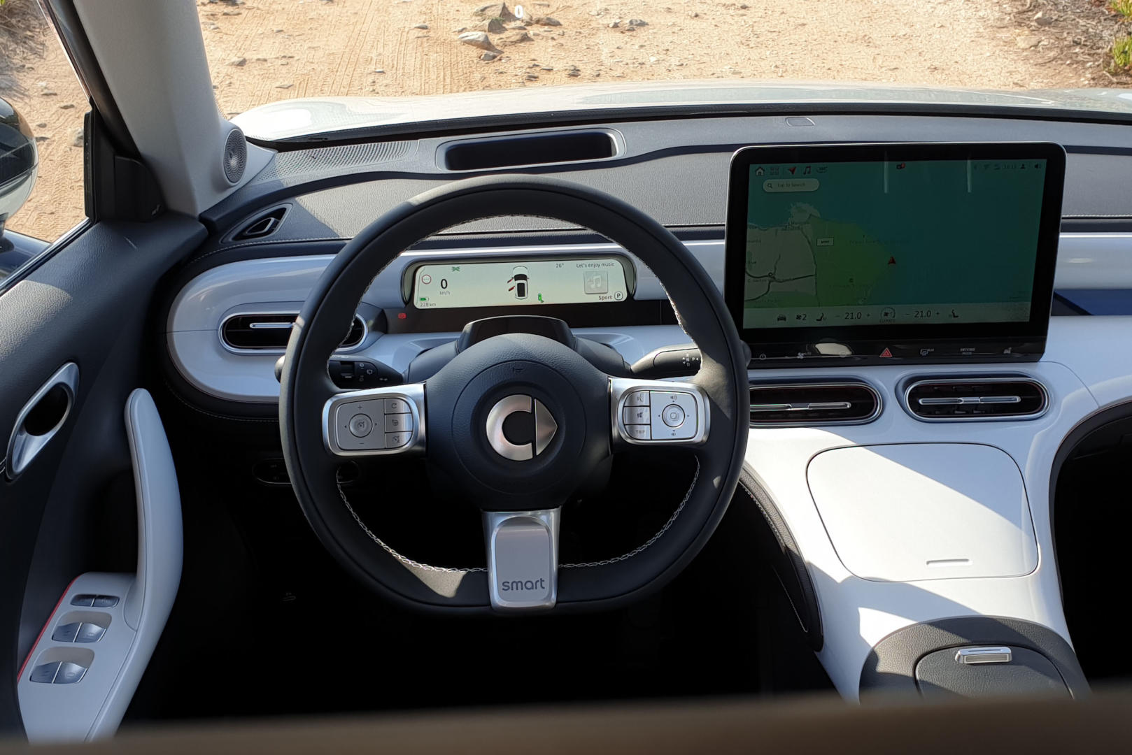 #1 premium steering wheel lenkrad monitor interieur screen touch