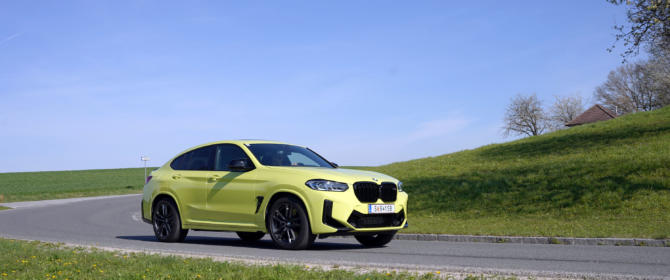 2022 BMW X4 M Competition Test Review Fahrbericht Sao Paulo Gelb Yellow