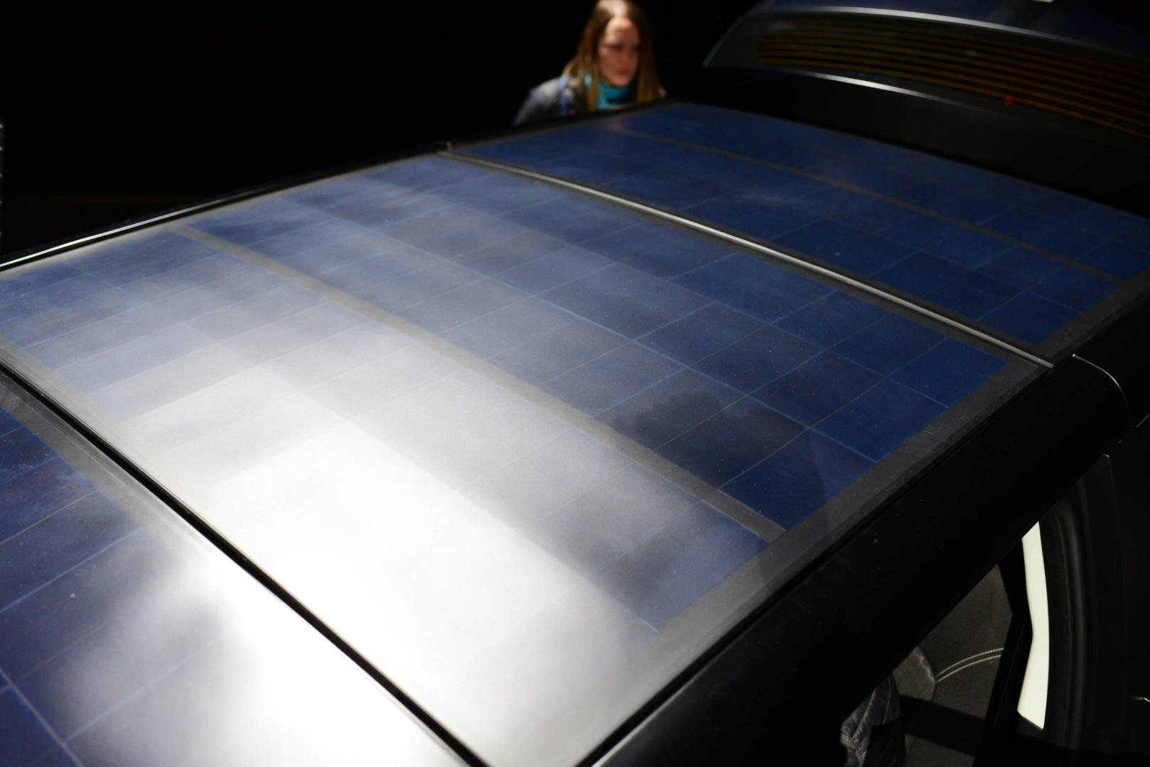 So sehen die Solarmodule des Solarautos aus München aktuell aus!
