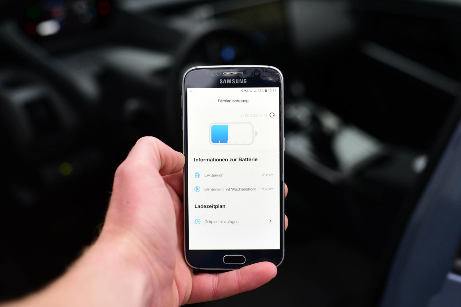 Die Subaru Care-App für Connected Services.