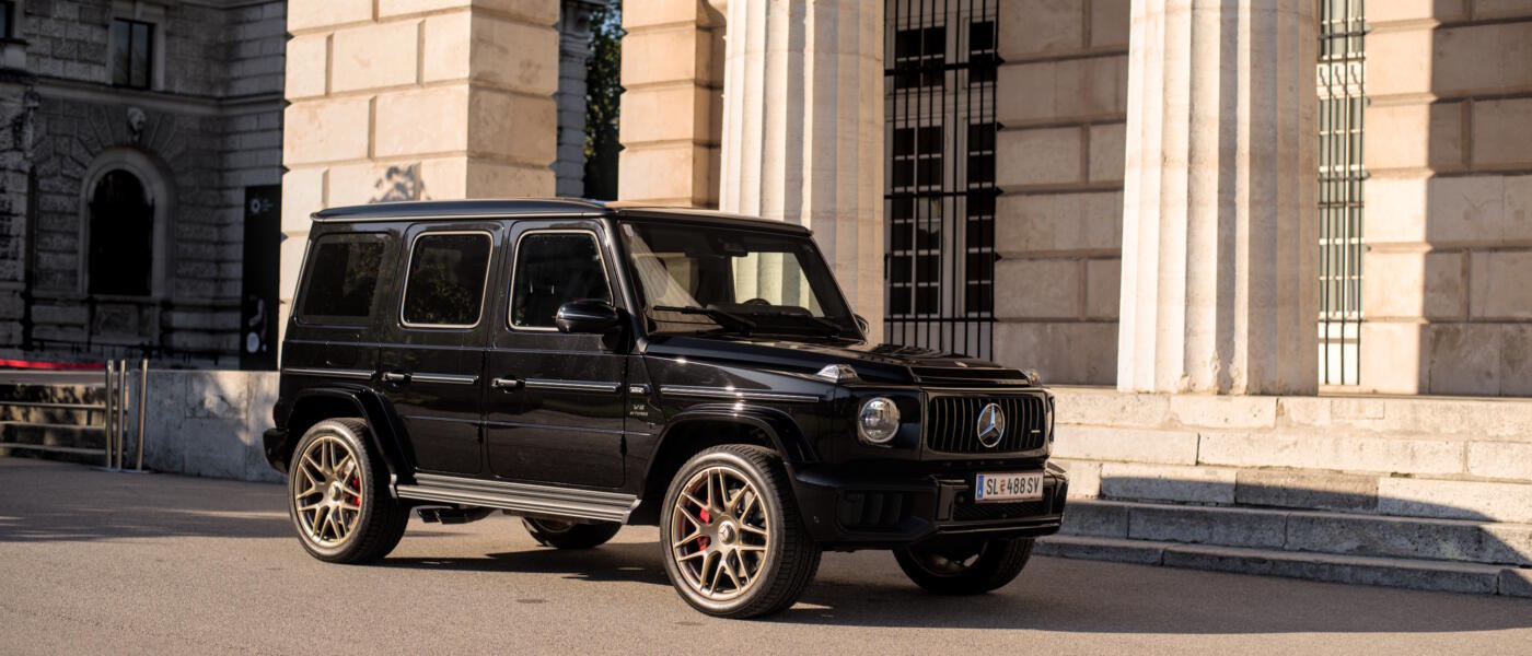 2024 Mercedes-AMG G 63 2025 test review fahrbericht obsidian schwarz black performance techgold