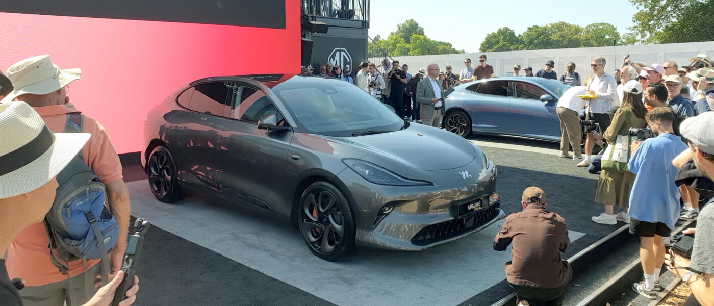 MG IM6 daten fakten sitzprobe preise reichweite elektro SUV Limousine Goodwood Festival of Speed