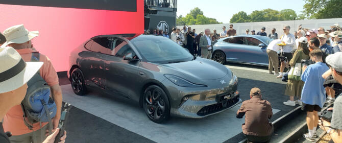 MG IM6 daten fakten sitzprobe preise reichweite elektro SUV Limousine Goodwood Festival of Speed