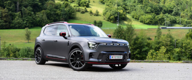 2025 smart #5 brabus hashtag test review fahrbericht probefahrt atom grey matte radiant red