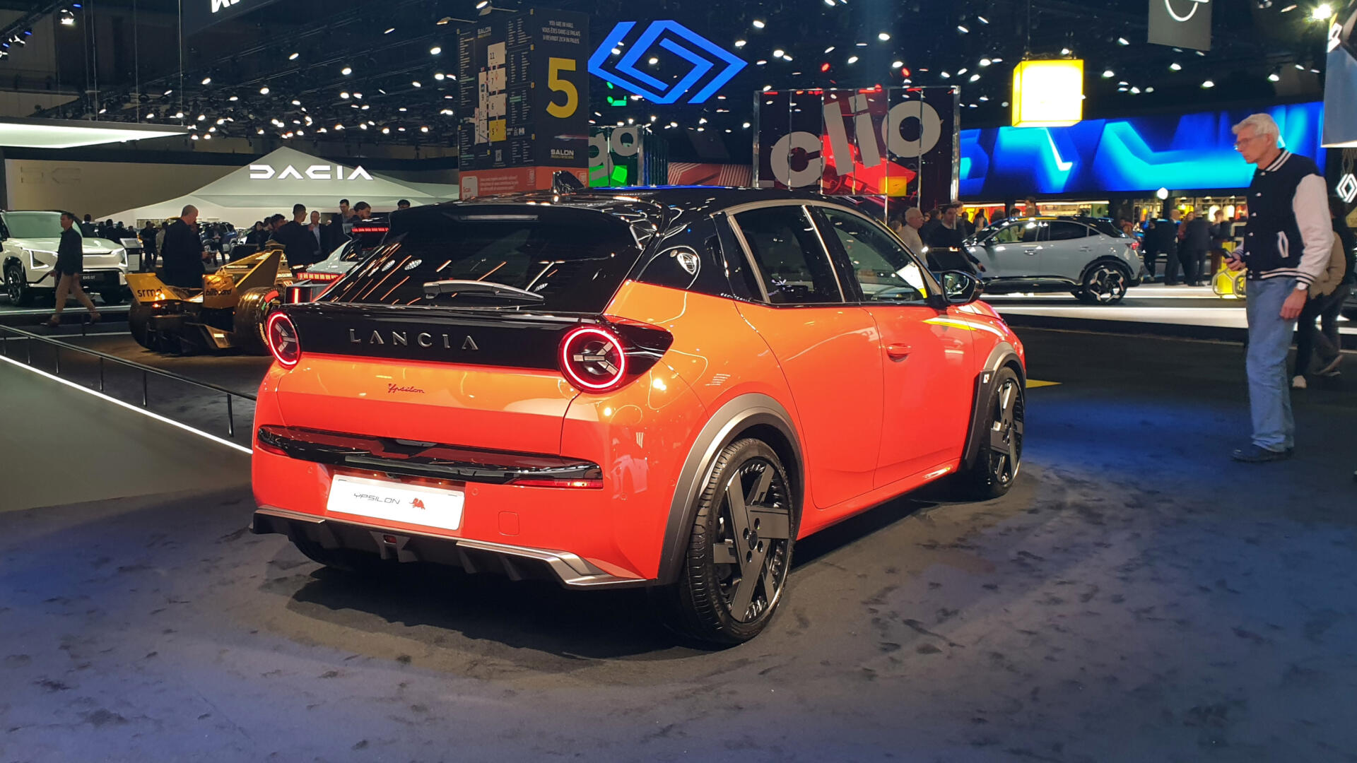 2026 Lancia Ypsilon HF brussels motor show brüssel orange rot