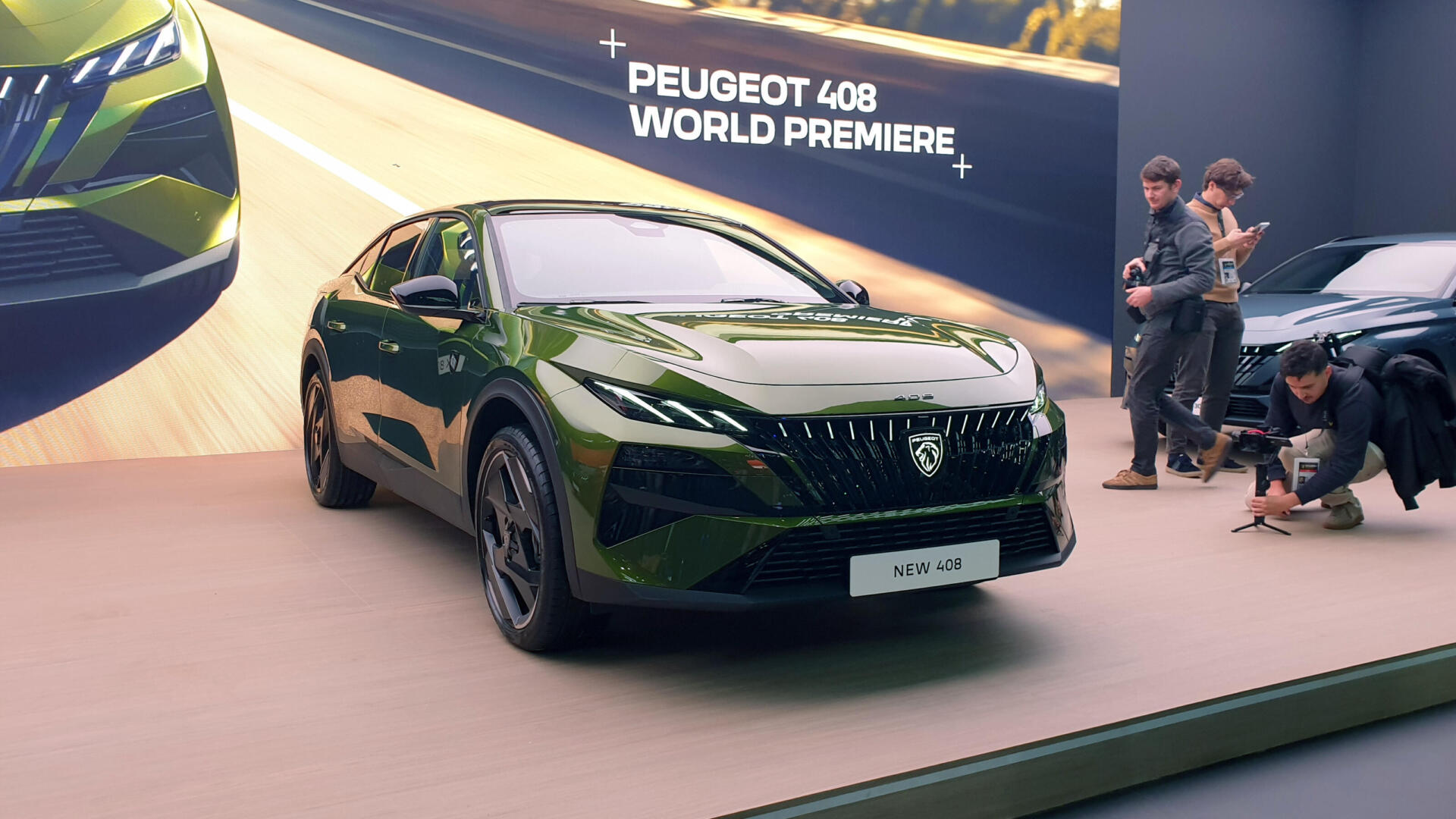 2026 Peugeot 408 PHEV Plug-in-Hybrid Brussels motor show Brüssel green grün