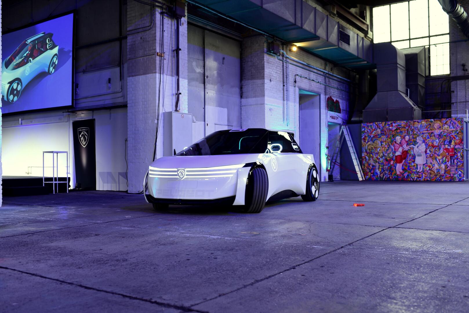 Peugeot Polygon Concept first test drive review fahrbericht schon gefahren prototyp studie