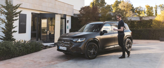 2026 Mercedes-Benz GLB 350 4MATIC test drive review fahrbericht MANUFAKTUR kosmosschwarz magno LU-957 cosmic black matt