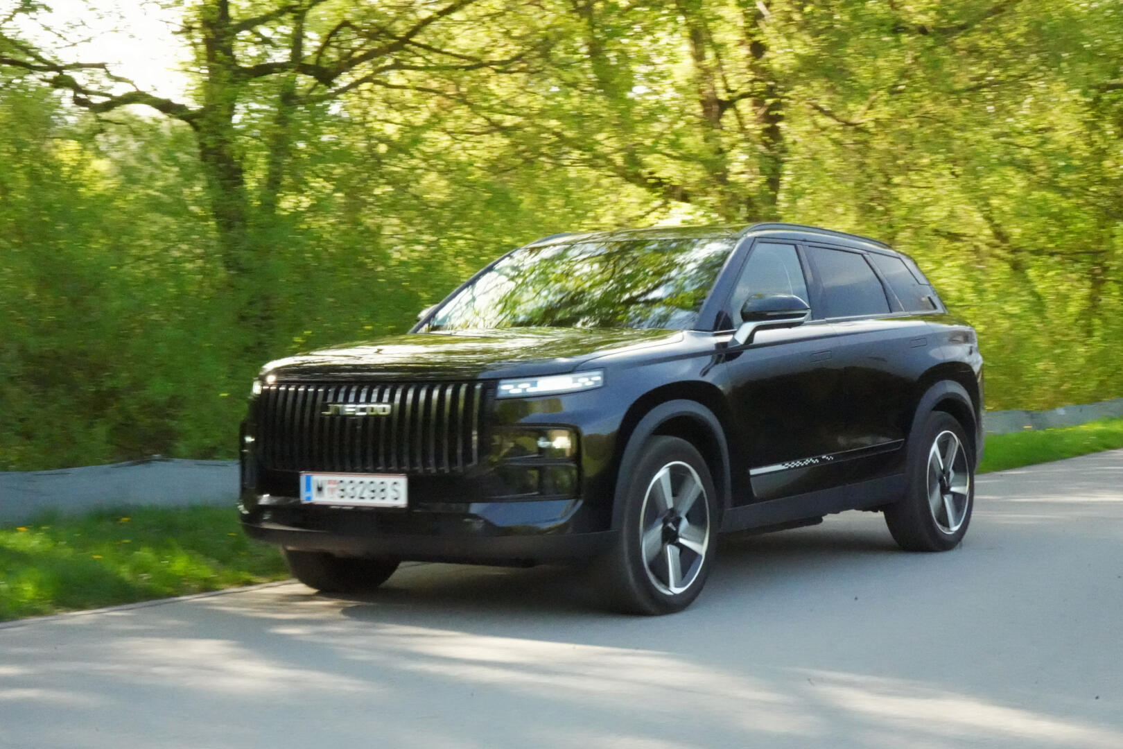 Jaecoo 7 PHEV Plug-in-Hybrid test drive review fahrbericht schwarz black