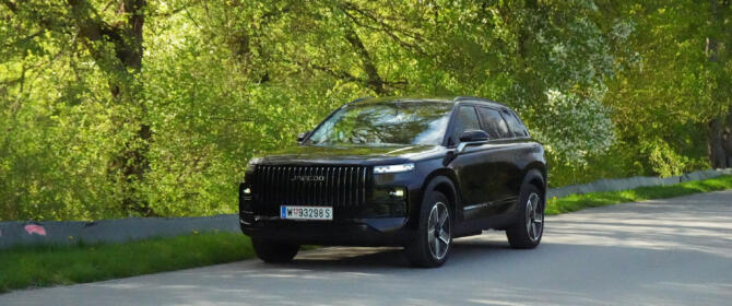 Jaecoo 7 PHEV Plug-in-Hybrid test drive review fahrbericht schwarz black