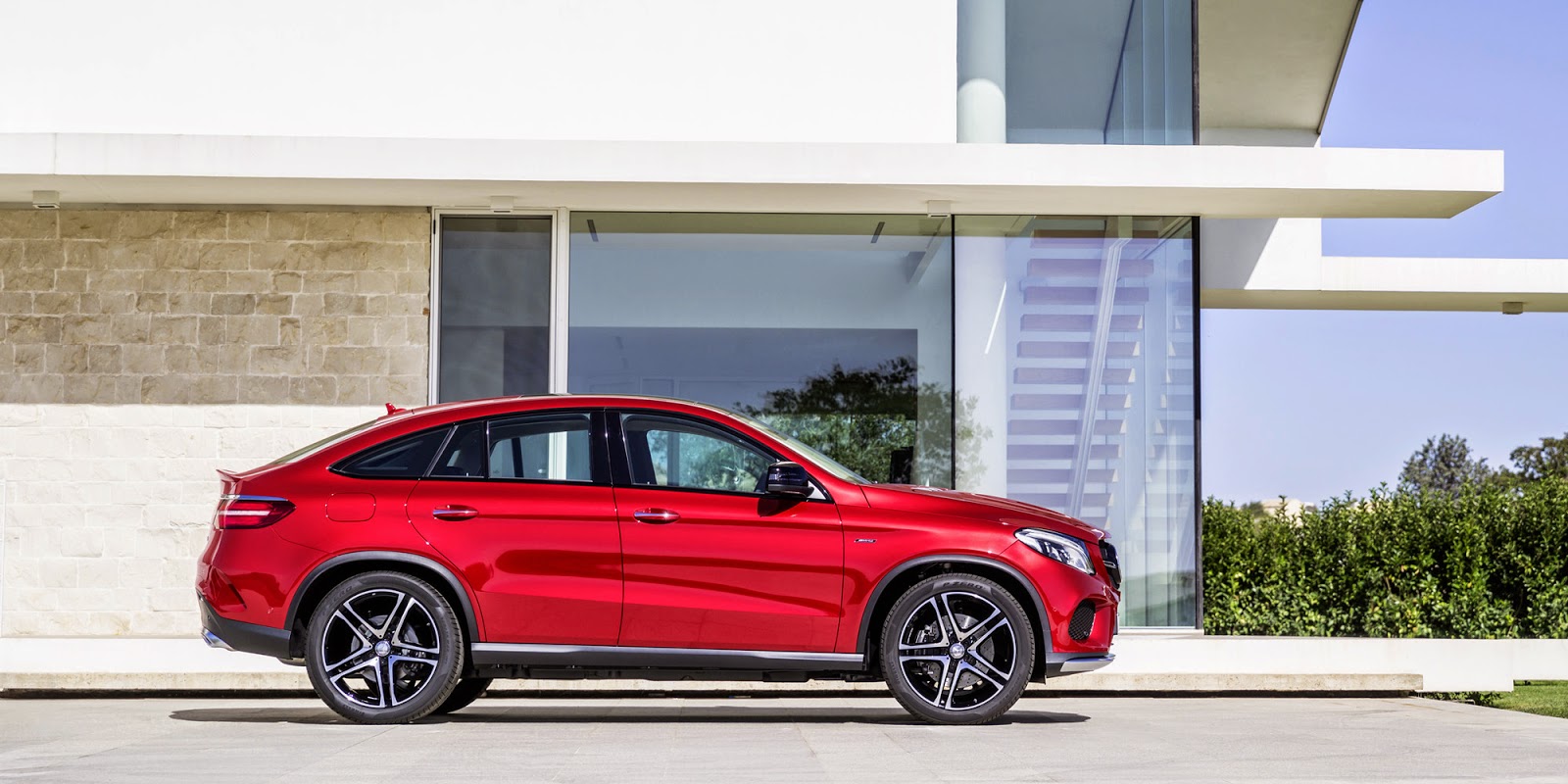 002 2015 Mercedes Benz Gle Coupc3a9 Red Rot Autofilou Autofilou