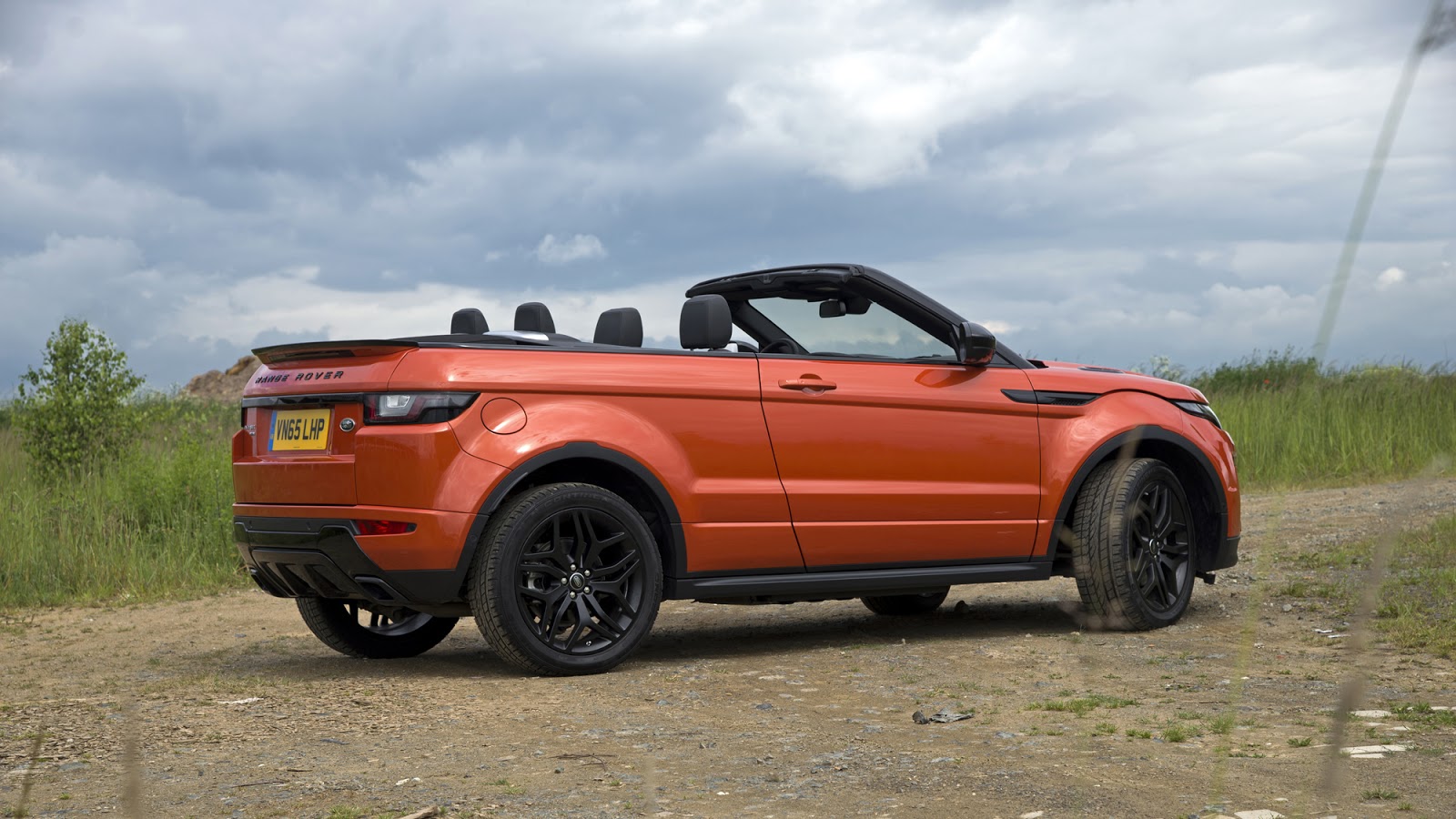 011 2017 Land Rover Range Rover Evoque Cabriolet Convertible Test Review Drive Orange Red