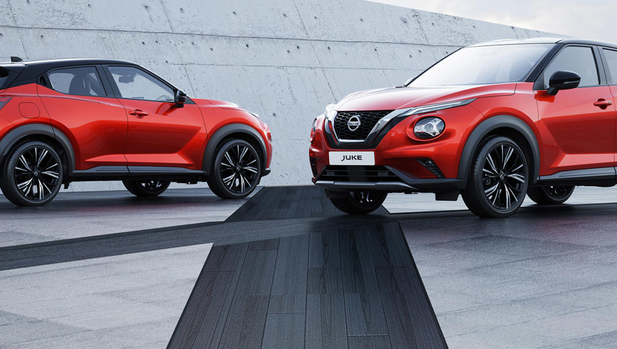 2020 Nissan Juke red rot premiere launch