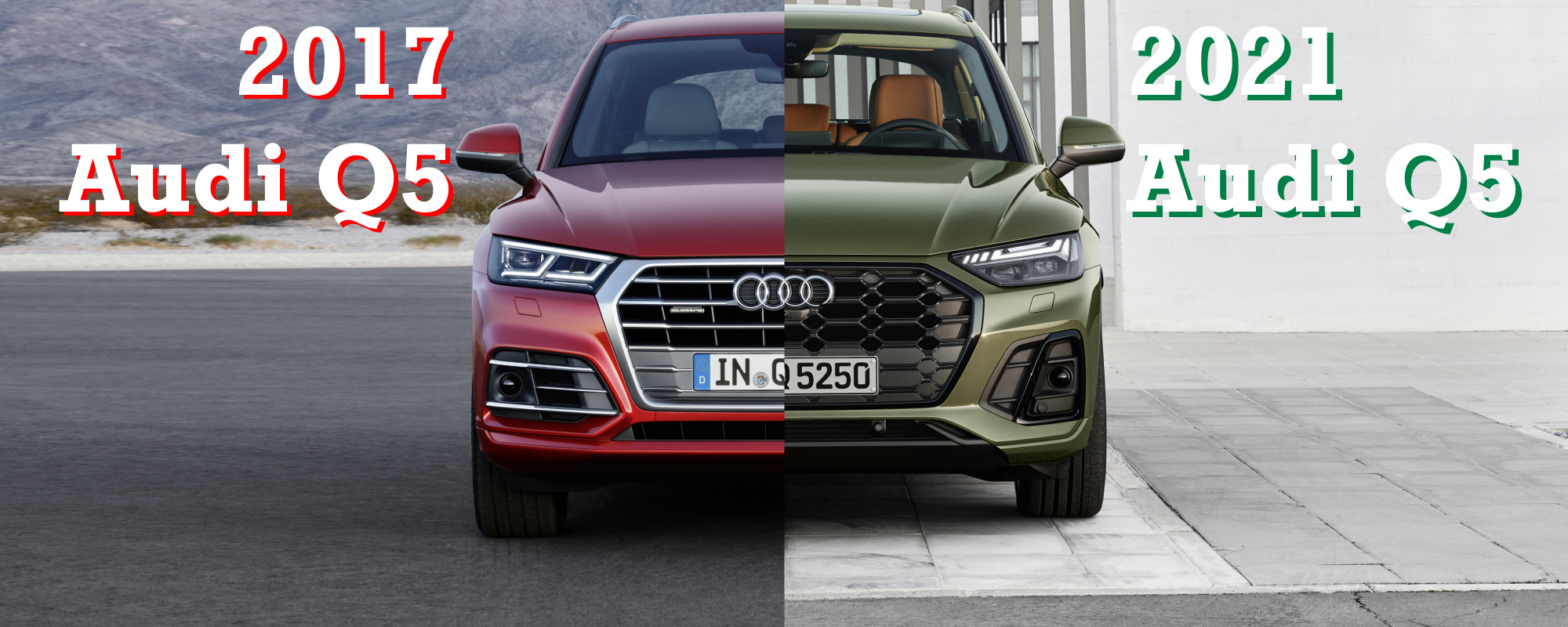 2017 2021 Audi Q5 Facelift Vergleich Comparison Unterschiede Änderungen Changes Neuerungen ...